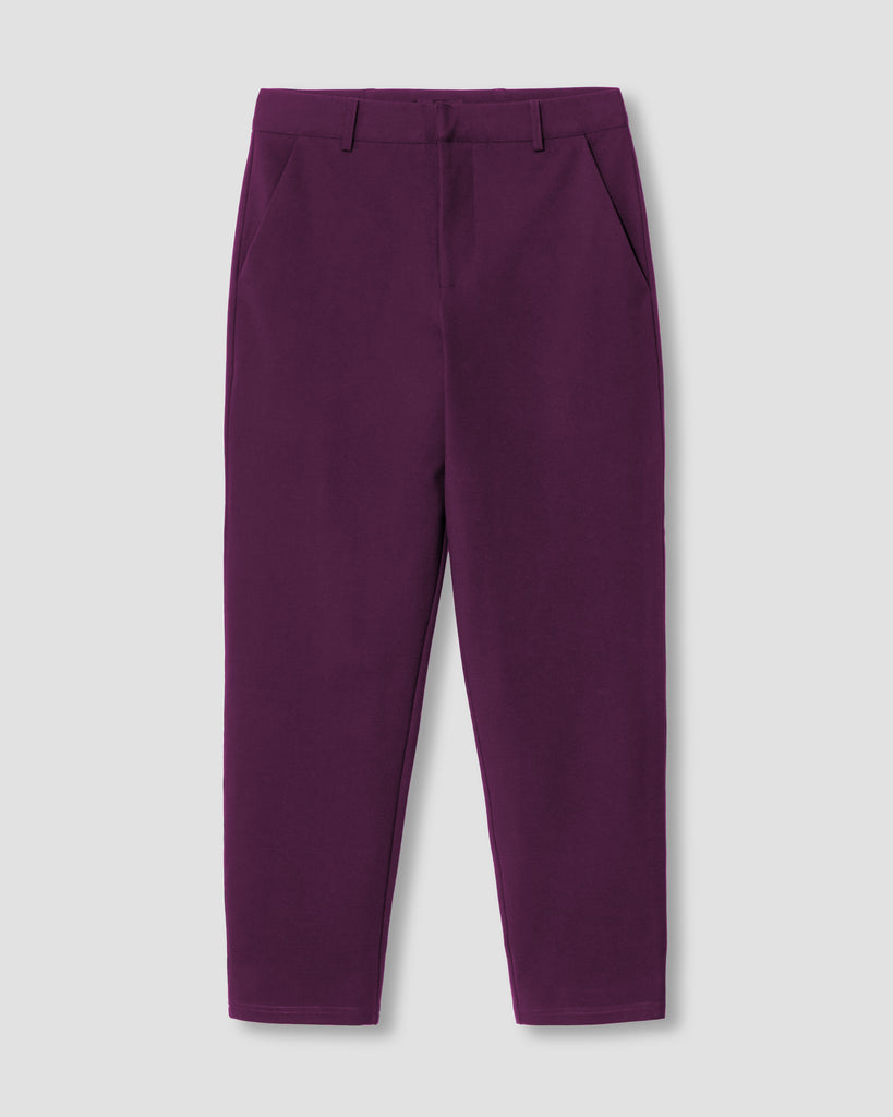 Cigarette Pants - Plum