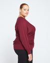 Cool Knit Sweater Blouse - Rioja Image Thumbnmail #3