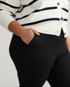 Prestige Ponte Flared Pants - Black Image Thumbnmail #3