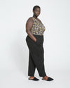 Audrey Tailored Ponte Pants - Black Image Thumbnmail #3