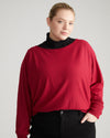 Better-Than-Cashmere Dolman Sweater - Cerise Image Thumbnmail #2