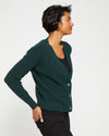 Blanket Cardigan - Forest Green Image Thumbnmail #3
