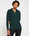 Blanket Half-Zip Sweater - Forest Green Image Thumbnmail #1