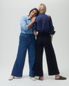 Carrie High Rise Wide Leg Jeans - True Blue Image Thumbnmail #1