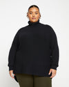 Chevron Blanket Sweater - Black Image Thumbnmail #1