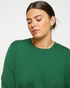 Chloe Crew Neck Sweater - Kelly Green Image Thumbnmail #1