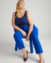 Cigarette Ponte Pants - Tanzanite Image Thumbnmail #1