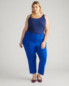 Cigarette Ponte Pants - Tanzanite Image Thumbnmail #2