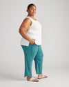 Cooling Stretch Cupro Pants - Ocean Floor Image Thumbnmail #1