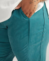 Cooling Stretch Cupro Pants - Ocean Floor Image Thumbnmail #2