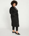 Reversible Double Face Luxe Coat - Black Image Thumbnmail #3