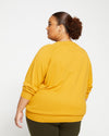 Eco Relaxed Core Sweater - Dried Saffron Image Thumbnmail #4