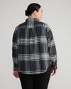 Elbe Stretch Cotton Flannel Shirt Classic Fit - Smokey Plaid Image Thumbnmail #4