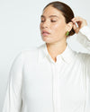 Elbe Liquid Jersey Shirt Classic Fit - White Image Thumbnmail #3