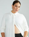Elbe Liquid Jersey Shirt Classic Fit - White Image Thumbnmail #1
