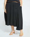 Palma Cupro Skirt - Black Image Thumbnmail #2