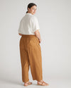 Iris Linen Easy Pull-On Pants - Boardwalk Brown Image Thumbnmail #2