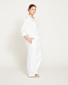 Iris Linen Easy Pull-On Pants - White Image Thumbnmail #2