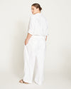 Iris Linen Easy Pull-On Pants - White Image Thumbnmail #5