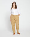Karlee Stretch Cotton Twill Cargo Pants - Vintage Khaki Image Thumbnmail #1