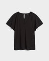 Lansbury Crepe Jersey Blouse - Black Image Thumbnmail #1