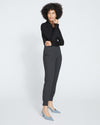 Luxe Laid-Back Ponte Joggers - Charcoal Image Thumbnmail #1