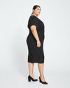 Mary Double Luxe Dress - Black Image Thumbnmail #3