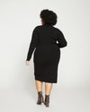 Milano Knit Polo Dress - Black Image Thumbnmail #4