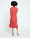 Devi Liquid Jersey Dress - Sangria Image Thumbnmail #5