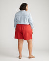 Perfect Tencel Chambray Shorts - Pomodoro Image Thumbnmail #3