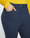 Seine Skinny Ponte Jeans - Navy Image Thumbnmail #2