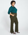 Pull On Bootcut Ponte Pants - Evening Forest Image Thumbnmail #3