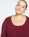 Cool Knit Sweater Top - Rioja Image Thumbnmail #1
