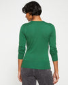 Statement Wrap Sweater - Kelly Green Image Thumbnmail #4