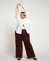 Charlie High Rise Sailor Jeans - Acai Image Thumbnmail #3