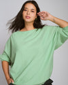 Better-Than-Cashmere Dolman Sweater - Fresh Green Image Thumbnmail #1