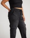 Jordan x US Everywhere Cargo Jeans - Washed Black Image Thumbnmail #3