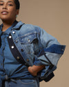 Kelsey Denim Jacket - Light Blue Image Thumbnmail #9