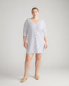 UltimateS Aubrey Sleep Dress - Navy/White Image Thumbnmail #2