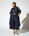 Perfect Tencel Chambray Culottes - Cerulean Image Thumbnmail #1