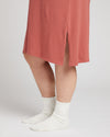 Aubrey V Neck Sleep Dress - Terracotta Image Thumbnmail #3