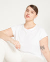 Ashley Cap Sleeve Tee - White Image Thumbnmail #6