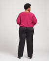 Occasion Stretch Crepe Blouson Top - Berry Image Thumbnmail #5