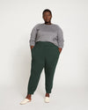 Bridget Luxe Fine Terry Jogger - Forest Green Image Thumbnmail #2