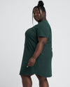 Halie T-Shirt Dress - Forest Green Image Thumbnmail #4