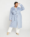Reversible Double Face Luxe Coat - Frost Blue Image Thumbnmail #1