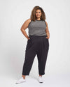 Lucy Relaxed Jersey Pants - Black Image Thumbnmail #3