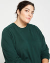 Eco Relaxed Core Sweater - Heather Forest Image Thumbnmail #3