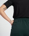 Eden Twill Pull-On Pants Long - Forest Green Image Thumbnmail #3