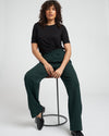 Eden Twill Pull-On Pants Long - Forest Green Image Thumbnmail #1